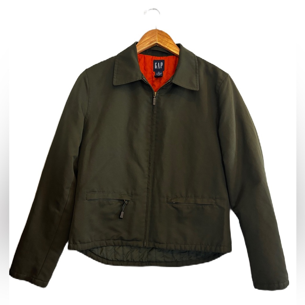 GAP Men's Olive Full Zip Jacket Size Small